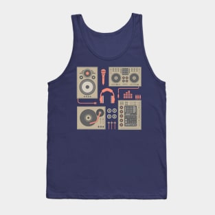 DJ Turntable Set Tank Top